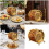 Assiette à gâteau pratique avec support, 6-Argent 6 pouces 3