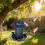 Sun Powered Hanging Bird Feeder With Colorful Pattern For 8