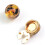 Marbled Effect Shirt Cufflinks Clip Decorative Shirt Button-A03 9