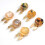 Marbled Effect Shirt Cufflinks Clip Decorative Shirt Button-A03 10