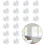 Bottom Rails Locking Button Replacement Bottom Rails Cord-20pcs 8