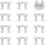 Bottom Rails Locking Button Replacement Bottom Rails Cord-20pcs 9