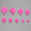 Moules de cuisson polyvalents en Silicone, 9 cavités, petits-C 10
