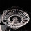 Decorative Bowl for Home Decors Pedestal Bowl Modern Fruit-A 6