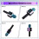 Microfono Karaoke  Wireless Portatile con Supporto per Scheda TF e Luci LED, Ideale per Feste, Viaggi e Come Regalo. 7