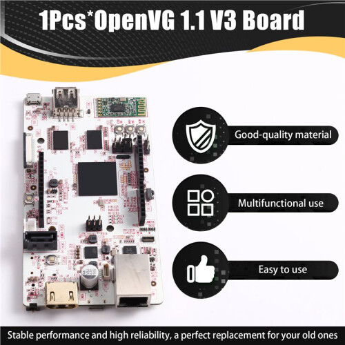 Carte de Développement VivaCTPcDuino V3 Compatible , pour  Mixly, PcDuino Maker, Éducation, STEM, 1000 Mbps, OpenVG 1.1 1