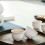 Ensemble de bouteilles de saké en céramique, Carafe-1grès blanc 7