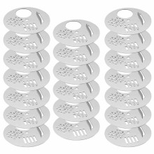 20 Pcs 2.67" Stainless Steel Beehive Entrance Gates, Rotatable Bee-Entrance for Beekeeping Beehive Tool
