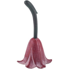 Vintage Handheld Dinner Flower Shaped Kitchen Service Bell for Dining and Home Use,Hand Cranked Bell
