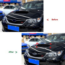 Hood Air Intake Protection Net Grille for Impreza WRX STI 2008-2014 Bonnet Scoop Dust Shield Cover Accessories