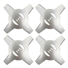 4 Pieces Electrical Grass Trimmer Brush Cutter 4Teeth Metallic Blade Garden Tool Accessories