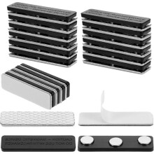30 Coppie di Chiusura Magnetica per Tende con Adesivo per Tende Oscuranti Accessorio per Tende Oscuranti