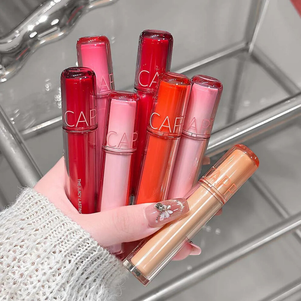 My Store (Cp417-2) Cappuvini Watery Lip Gloss Juicy Hydrating Lip Tint Long-Lasting Makeup Easy To Apply Lip Glaze For Moisturized Look