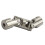 10mm Boot Auto As Koppeling Drie-Section Universele Joint Koppeling Motor Connector met M3/M4 Schroef Metaal Cardan Joint 2