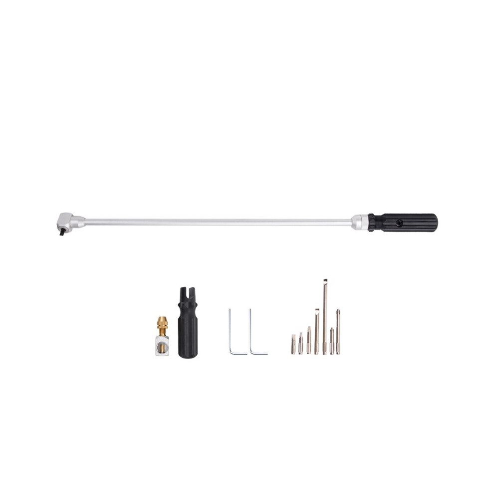 90 Offset Carburetor Screw Adjustment Tool Kit, Long-Handle Angled Screwdriver With Accessories For Carb Tuning 6031921276797