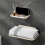 Folding Storage Rack Plastic Wall Shelf For Kitchen Or-S 8