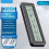 M.2 NVME/NGFF SSD Enclosure with Display Screen Intelligent Digital Health Detection USB3.2 Type C 10Gbps SSD Adapter 2