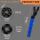 Angle Grinder Wrench, Adjustable and Angle Grinder Nut Kit (5 Pieces) - for , , , , 7