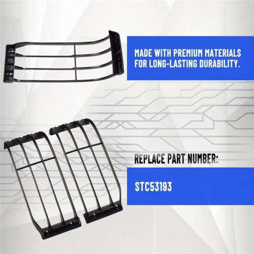Headlight Guard for   2 2003-2004 Headlamp Protector Grille Cover Accessories Replace STC53193 2
