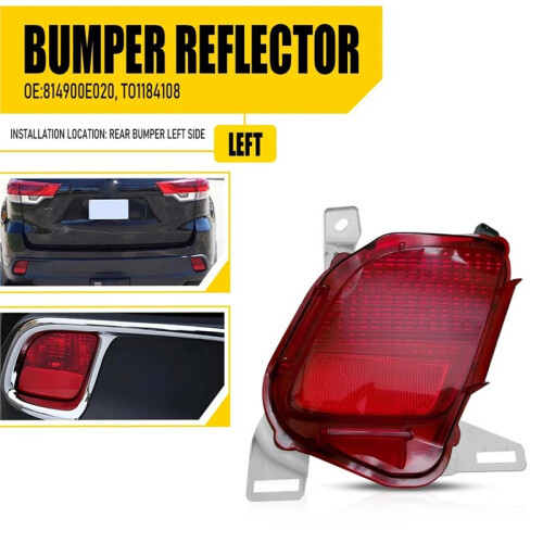 Refletor Do para-Choque Traseiro para  Highlander 2014-2019 Esquerdo 814900E020 2