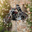 Garden Wind Spinner Tractor Windmill Stake-tractor green windmi 8
