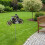 Garden Wind Spinner Tractor Windmill Stake-tractor green windmi 9