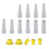 15PCS V-Shaped Caulking Nozzle Kit, Multi-Function Detachable Caulk Tips for Window Door Structural Sealant Application 2