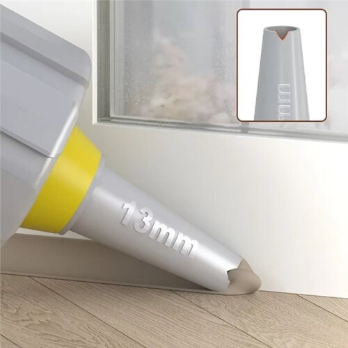 15PCS V-Shaped Caulking Nozzle Kit, Multi-Function Detachable Caulk Tips for Window Door Structural Sealant Application 2