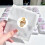 500 stuks voedsel kitten vormige sticker decoratieve 6