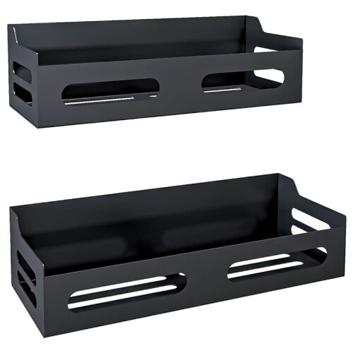 2 Pack Multipurpose Strong Magnetic Spice Rack for Refrigerator, Heavy-Duty Fridge Shelf