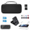 EVA Carrying Case for  2 Accessories Kit for   2 Stand Screen Protector Silicone Case Joystick Cap 2