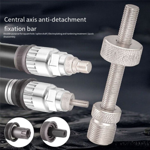 Bike Crank Extractor Puller with Bottom Bracket Remover Cycling Repair Tool Kit for Square Hole Axis 1