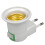 E27 Lamp Socket Adapter with  Plastic Standard Screw-in Socket Outlet Converter Bulbs for Home 1Pcs EU Plug 4