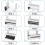 Multifunctional Maintenance Tool Storage Box Component Sorting Parts Box, Screwdriver Storage Box Desktop Storage Rack 5