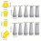 15PCS V-Shaped Caulking Nozzle Kit, Multi-Function Detachable Caulk Tips for Window Door Structural Sealant Application 7