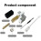 Ceramic Hotend for Centauri Carbon Hardened Steel Brass Nozzle with Extra 2 Silicone Cover and 2 Nozzle Brushes 3