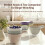 Ergonomic Double Layer Food Container Fruit Basket For-Blue 9