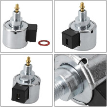 Électrovanne D'Arrêt de Carburant 846639 pour Moteur pour Briggs & Stratton (Équipement de Jardinage et de Pelouse) - Faisceau de Câblage Inclus