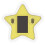 Car Solar Decorative Lights,Star Shaped LED Warning Lights,Triangular Windows, Rear Windows, Cloud Car Atmosphere Lights 1