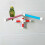 Suction Cup Pet Bird  Bath Shower Stand Platform Pole Double Stick Claw Sharpening Stand Fun Perch 6
