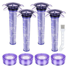 Upgraded V8 Cordless Vacuum Cleaner Filter for V8 Animal and V8 Absolute Cordless Vacuum, Pre-Filters Post-Filters