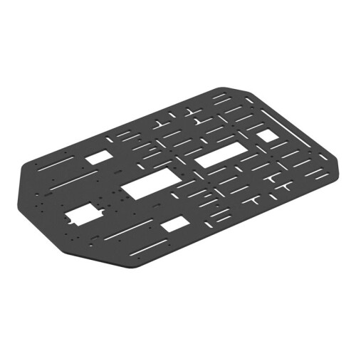 Robot Car Bracket Aluminum Alloy Frame 2mm Wheeled Chassis High-Strength Upper Plate Support Multi-Layer Stacking 2