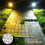 7LED Solar Bodenstecker Licht Außen IP65 Wasserdicht Spotlight Einstellbare Helligkeit Garten Dekorative Spotlight,C 2