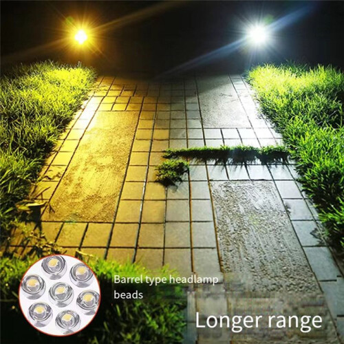 7LED Solar Bodenstecker Licht Außen IP65 Wasserdicht Spotlight Einstellbare Helligkeit Garten Dekorative Spotlight,C 1