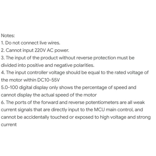 New 30A  10-55V Brushless Motor Controller Three-Phase BLDC Brushless ESC Digital Display Speed Regulator Board 1