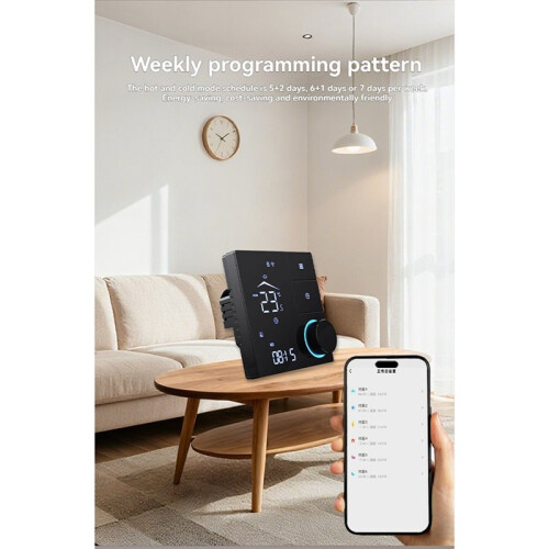 Tuya WiFi  Thermostat 16A Electric Heating Voice Control Programmable for Home Heating A 2