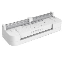 Multifunktionell A4 Foto- och Dokumentlaminator med Inbyggd Skärare - Lämplig för Hem och Professionellt EU-Kontakt