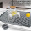 Extra Wide Drain Nozzle Kitchen Drying Pad For Dishes-A 9
