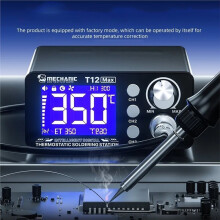 MECHANIC Lötstation T12MAX Auto-Kalibrierungstechnologie 3s Schnelle Wärme-Rückgewinnung Industrie-Grad Schlafmodus EU-Stecker