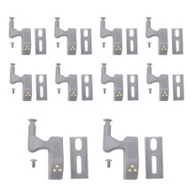 10 LED Inner Hinge Lamp Wardrobe Hinge Light Under Cabinet Light Cupboard Sensor Lights for Bedroom Kitchen Closet